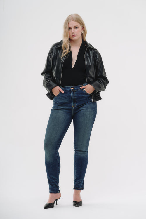 Skinny Jeans Curvy - Azul Marino