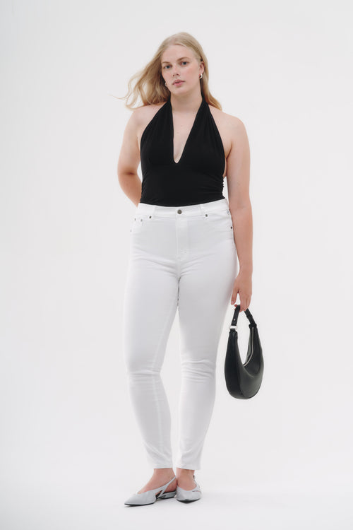 Skinny Jeans Curvy - Blanco