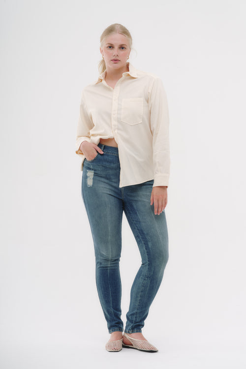 Skinny Jeans Curvy - Azul Tradicional