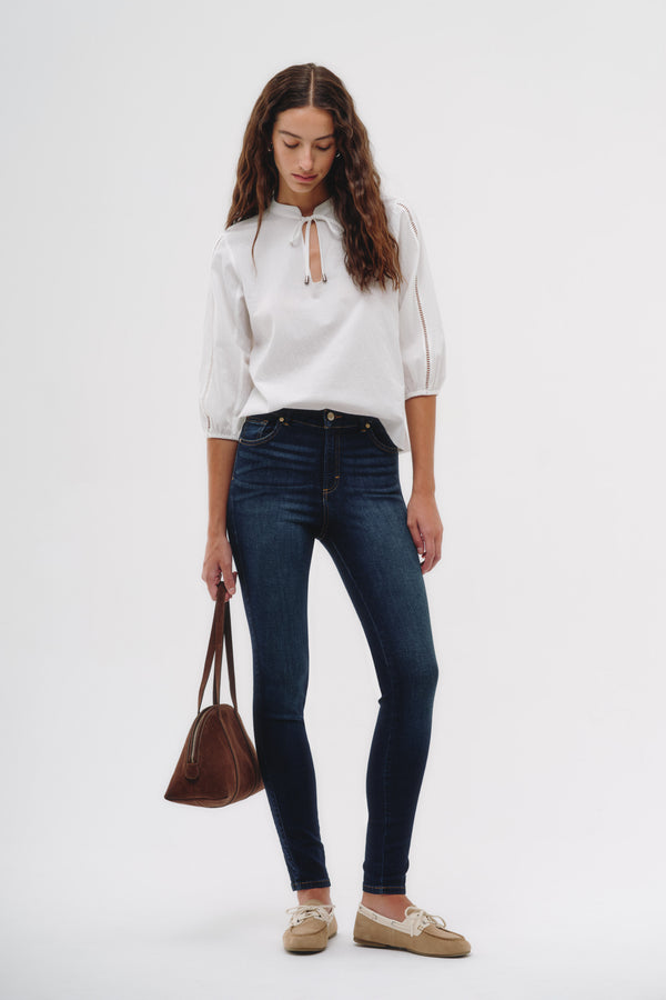 Skinny Jeans - Azul Oscuro