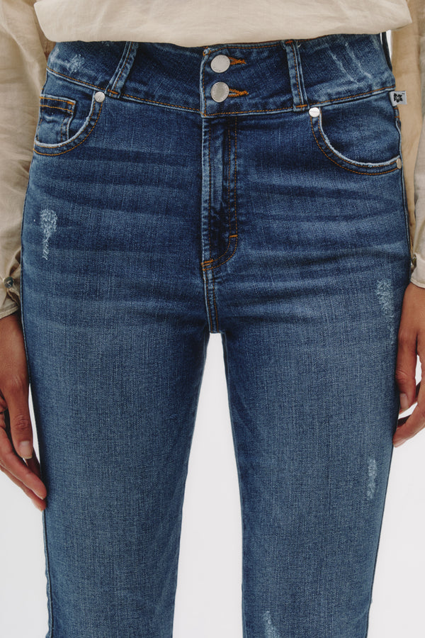 Skinny Jeans - Azul Clásico
