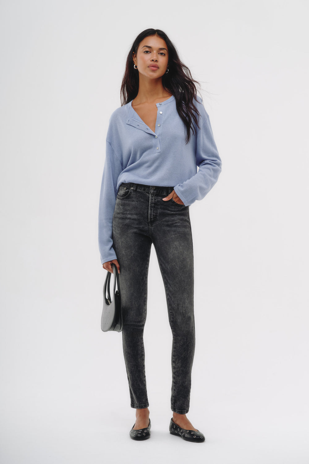Skinny Jeans - Gris Oscuro