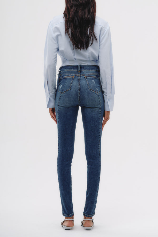 Skinny Jeans - Azul Lavado